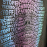 Faceless Techno und Raver T-Shirt von Technostoff Details in schwarz